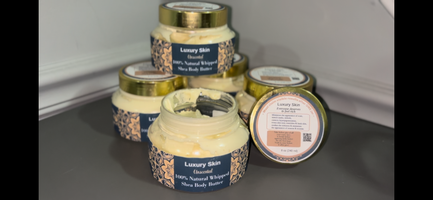 Original (no fragrance added) Whipped Shea Body Butter *Best Seller*